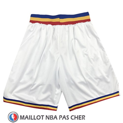 Short Golden State Warriors Hardwood Classics 2019-20 Blanc